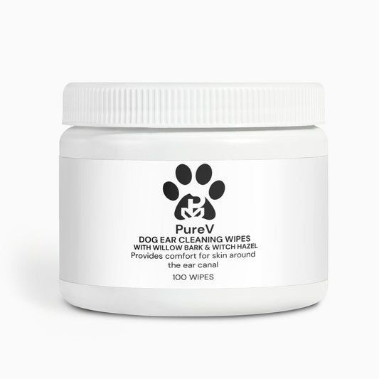 PureV Dog Ear Cleaning Wipes