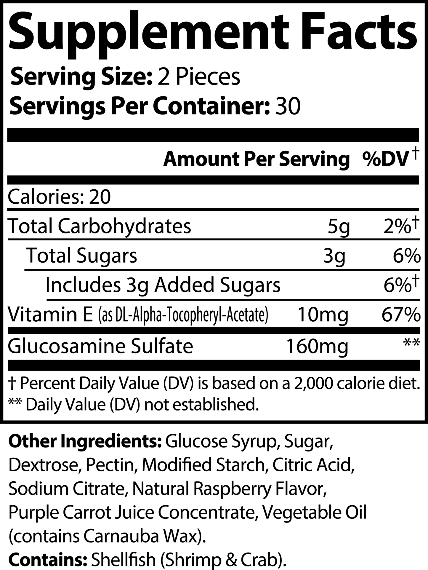 PureV Joint Support Gummies (Adult)