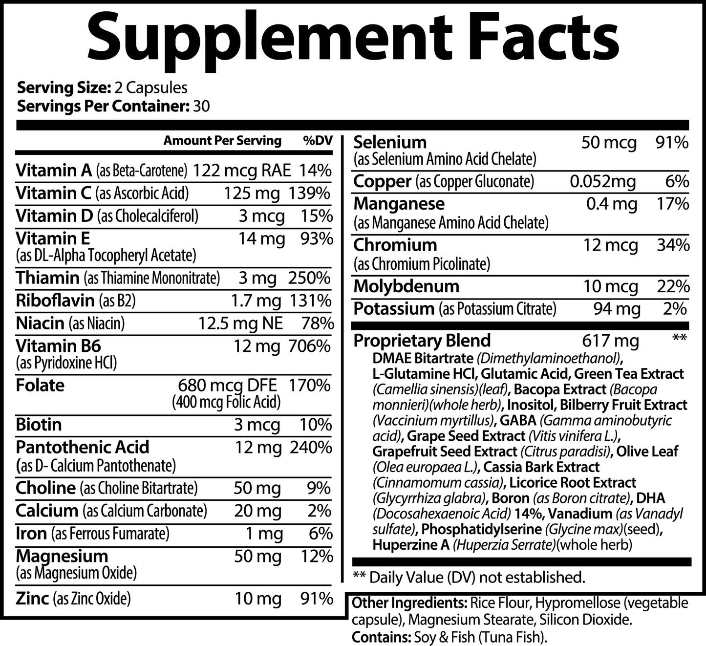 PureV Brain & Focus Formula